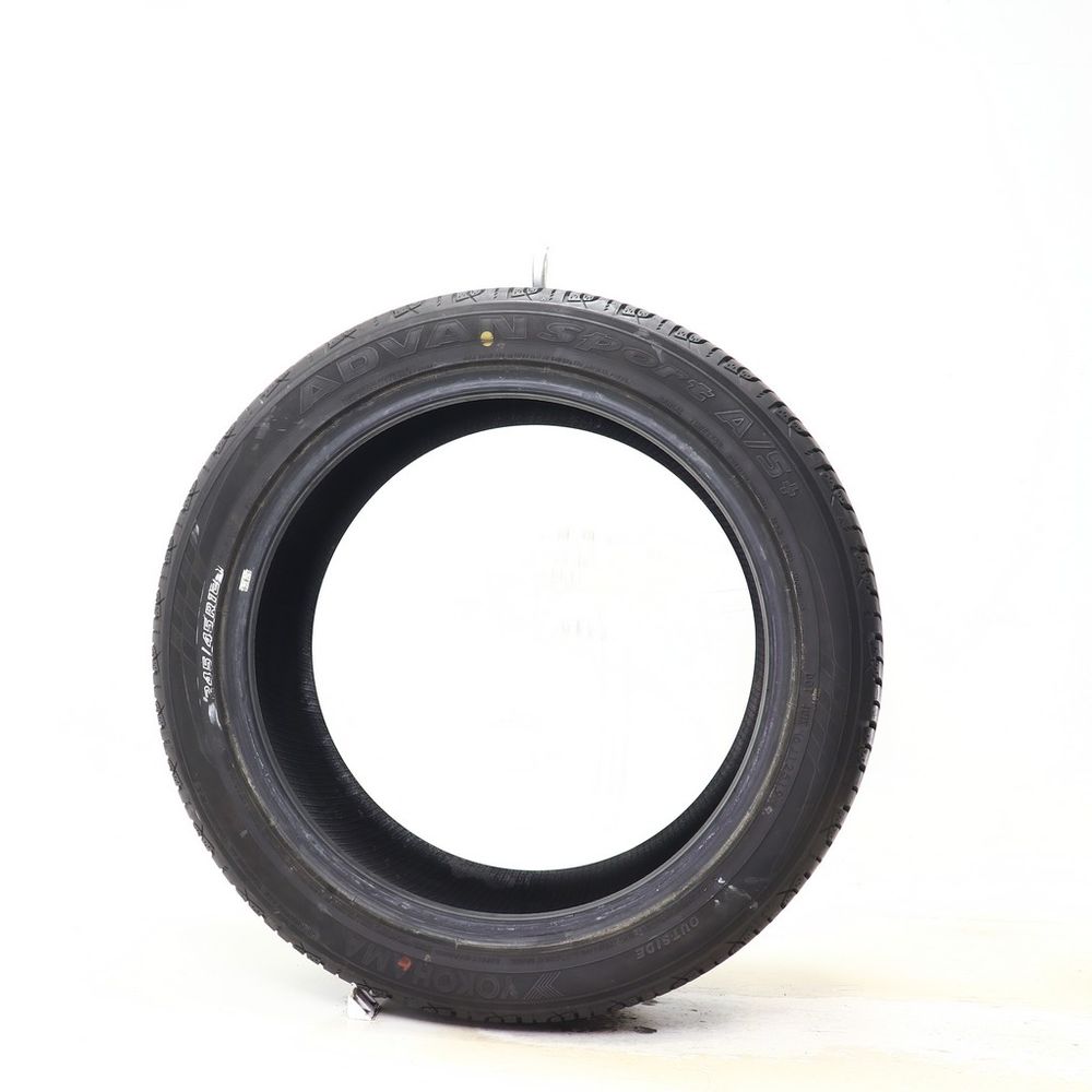 Set of (2) Used 245/45R18 Yokohama Advan Sport A/S Plus 100W - 9-10/32 - Image 3
