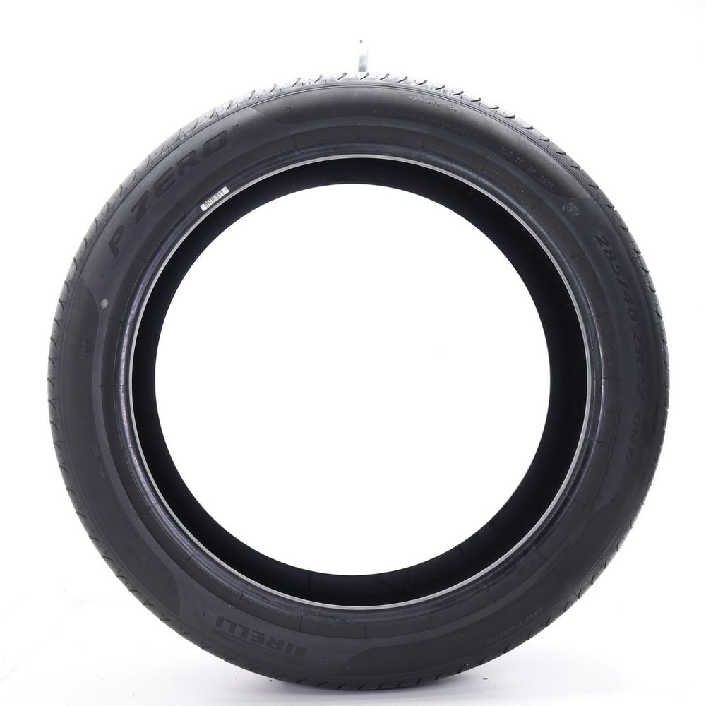 Set of (2) Used 285/40ZR22 Pirelli P Zero B 110Y - 6.5-7.5/32 - Image 3