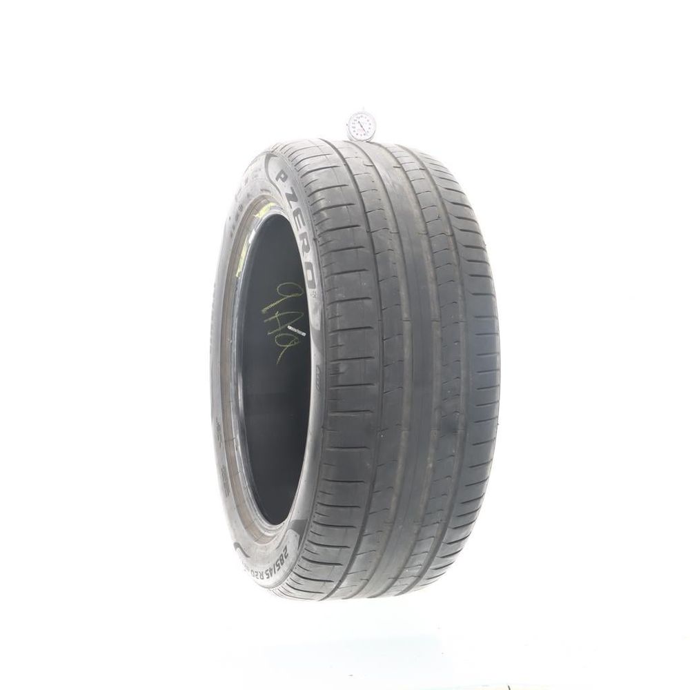 Used 285/45R20 Pirelli P Zero PZ4 AO1 112Y - 5.5/32 - Image 1