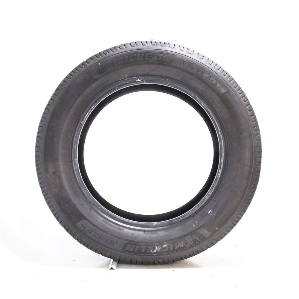 Set of (2) Used 255/60R19 Michelin X Tour A/S 2 109H - 9.5-10/32 - Image 3