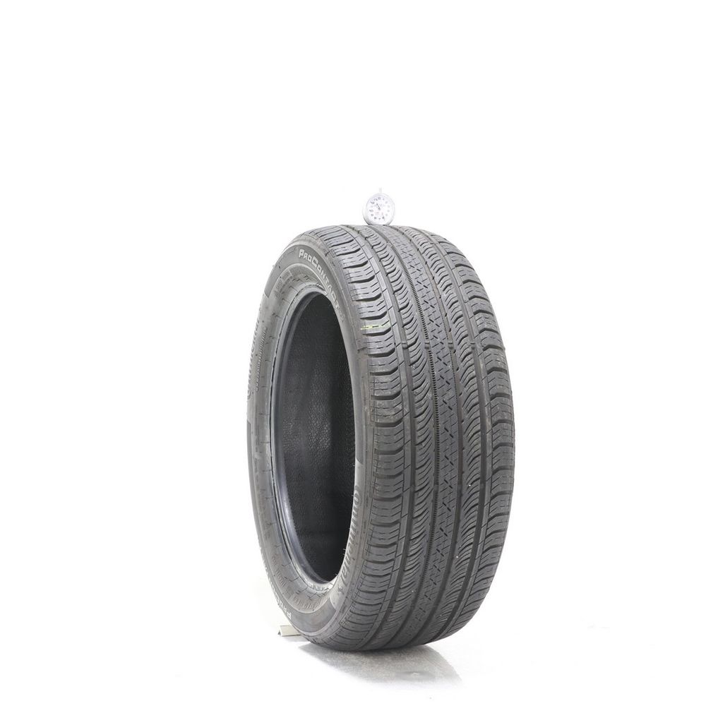 Set of (2) Used 215/50R17 Continental ProContact TX 91H - 5.5-6.5/32 - Image 1