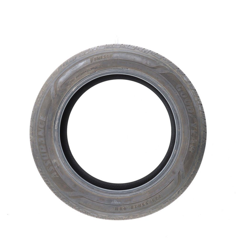 Set of (2) Used 225/55R18 Goodyear Assurance Finesse 98H - 5-6/32 - Image 3