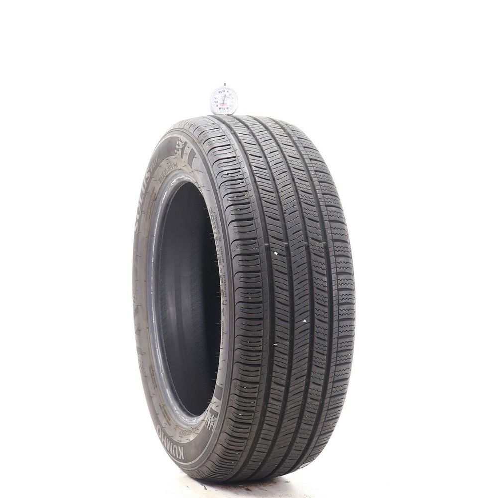 Set of (2) Used 205/55R16 Kumho Solus TA11 91T - 7.5-9/32 - Image 1