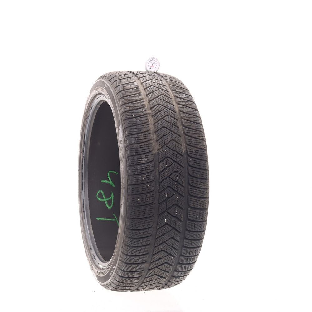 Set of (2) Used 255/40R21 Pirelli Scorpion Winter 102V - 8-8.5/32 - Image 1
