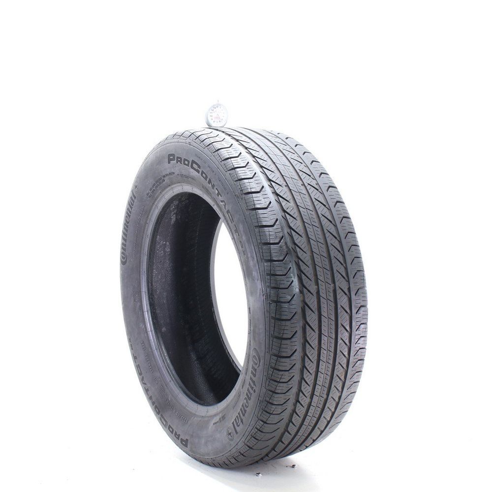 Set of (2) Used 225/60R17 Continental ProContact GX 98T - 5.5-6/32 - Image 1