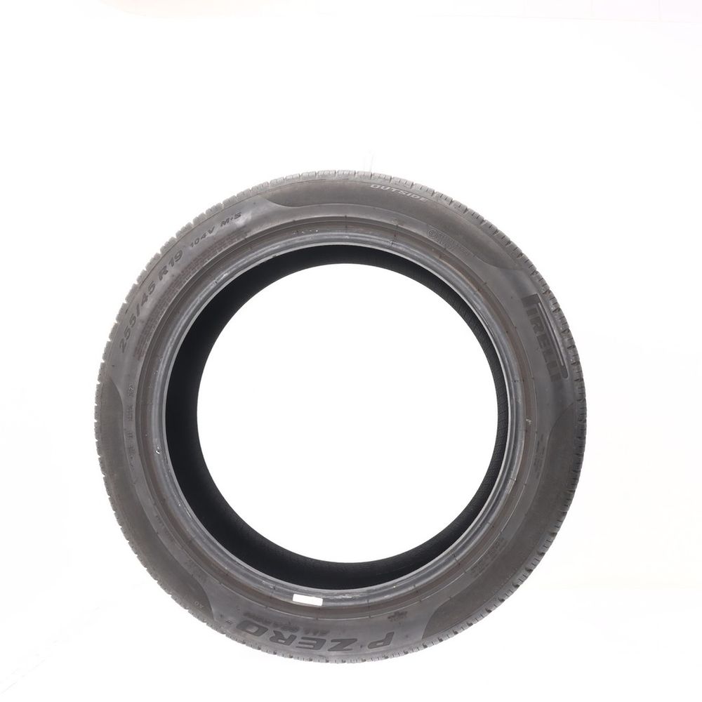 Set of (2) Used 255/45R19 Pirelli P Zero AO 104V - 8.5/32 - Image 3