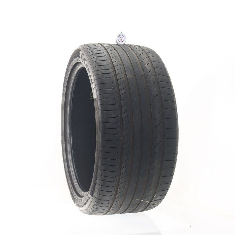 Set of (2) Used 325/35ZR22 Continental ContiSportContact 5P MO 110Y - 5.5-6.5/32 - Image 1