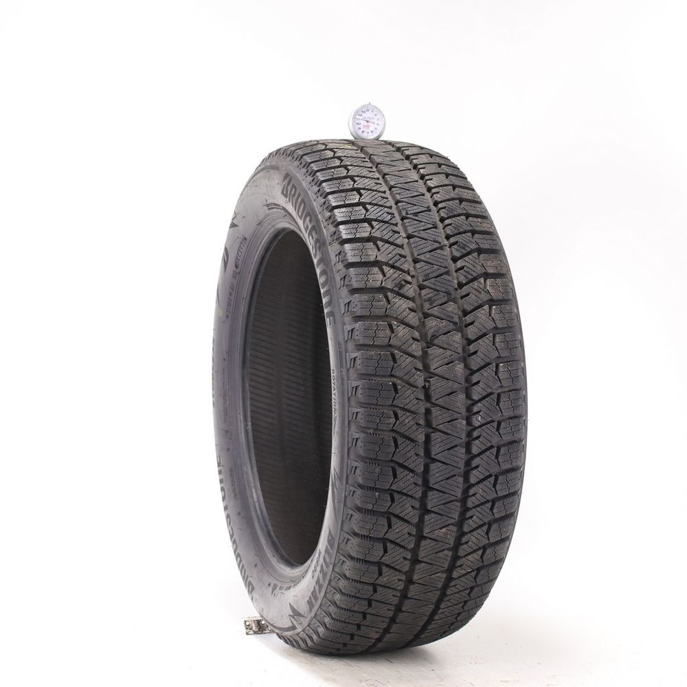 Set of (4) Used 225/55R18 Bridgestone Blizzak WS90 Studless 98H - 10.5-11/32 - Image 4