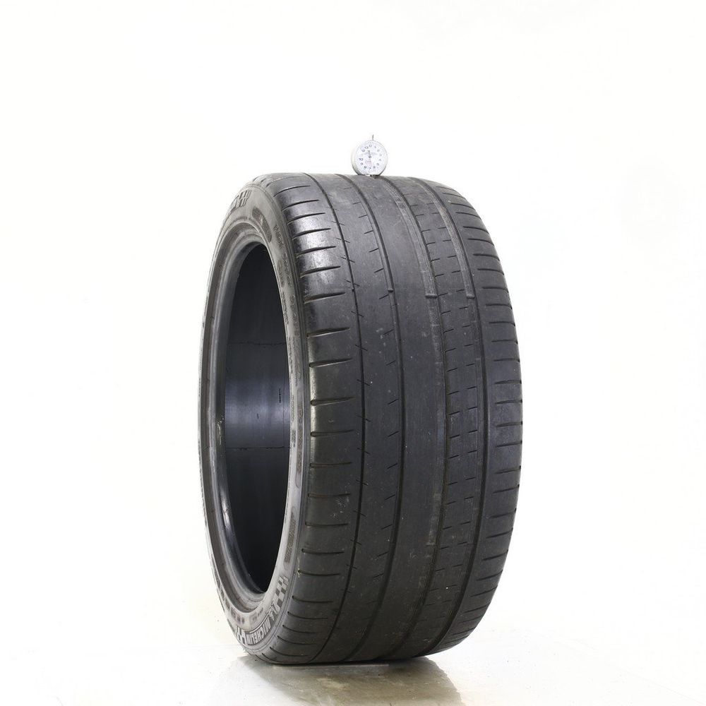 Set of (2) Used 285/35ZR19 Michelin Pilot Super Sport ZP 99Y - 6-6.5/32 - Image 1