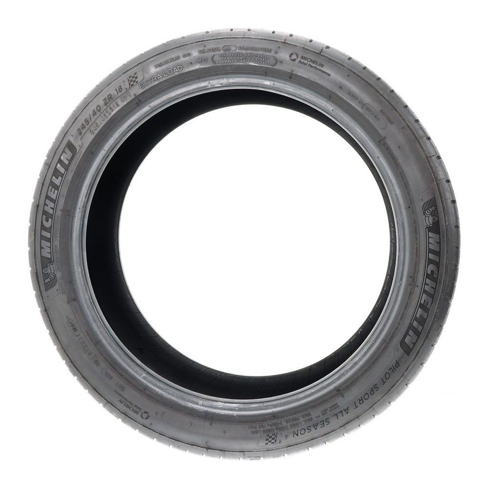 Set of (2) Used 245/40ZR18 Michelin Pilot Sport All Season 4 97Y - 7/32 - Image 3