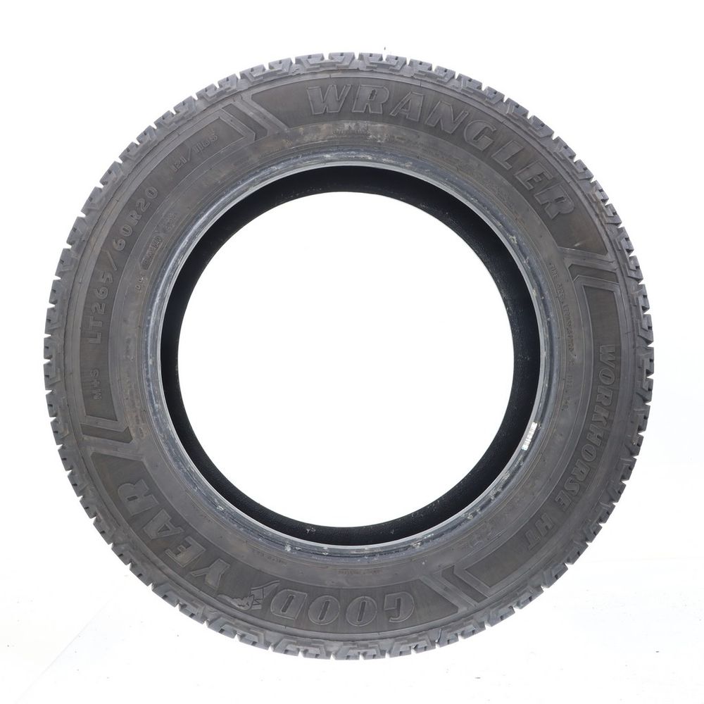 Set of (4) Used LT 265/60R20 Goodyear Wrangler Workhorse HT 121/118S E - 5.5-6.5/32 - Image 3