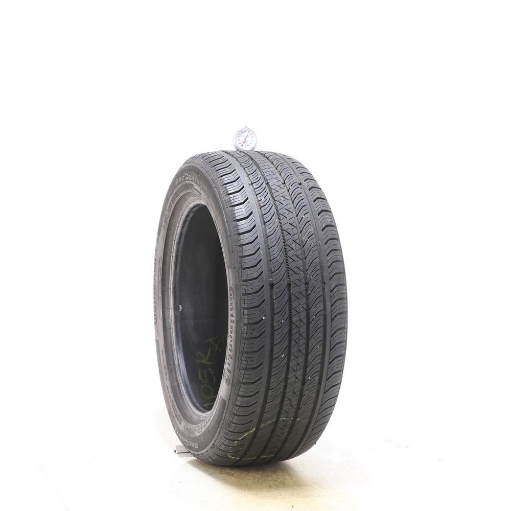 Set of (2) Used 225/50R17 Continental ProContact TX AO 94H - 8-9/32 - Image 1