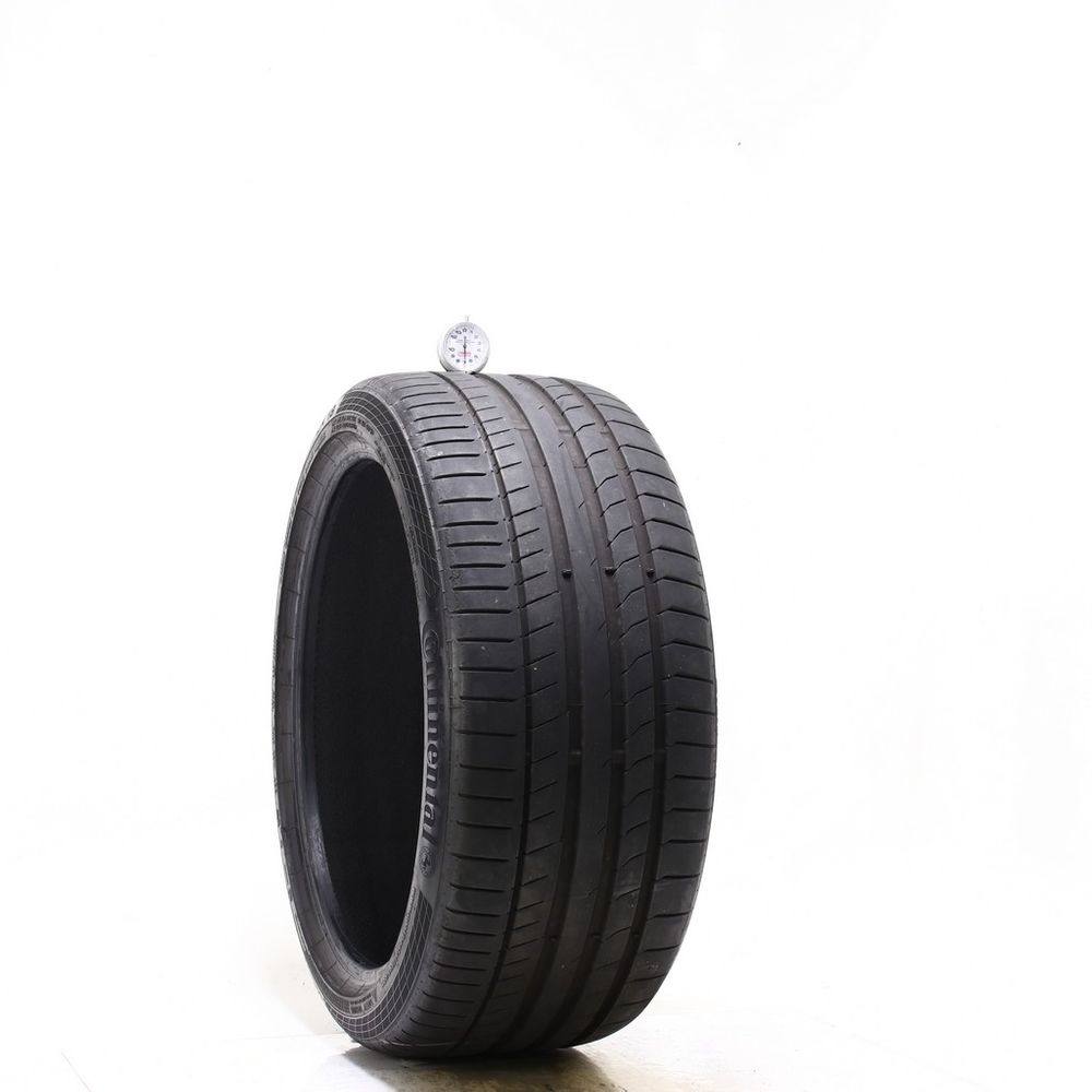 Set of (2) Used 255/35ZR19 Continental ContiSportContact 5P 92Y - 7-8/32 - Image 1