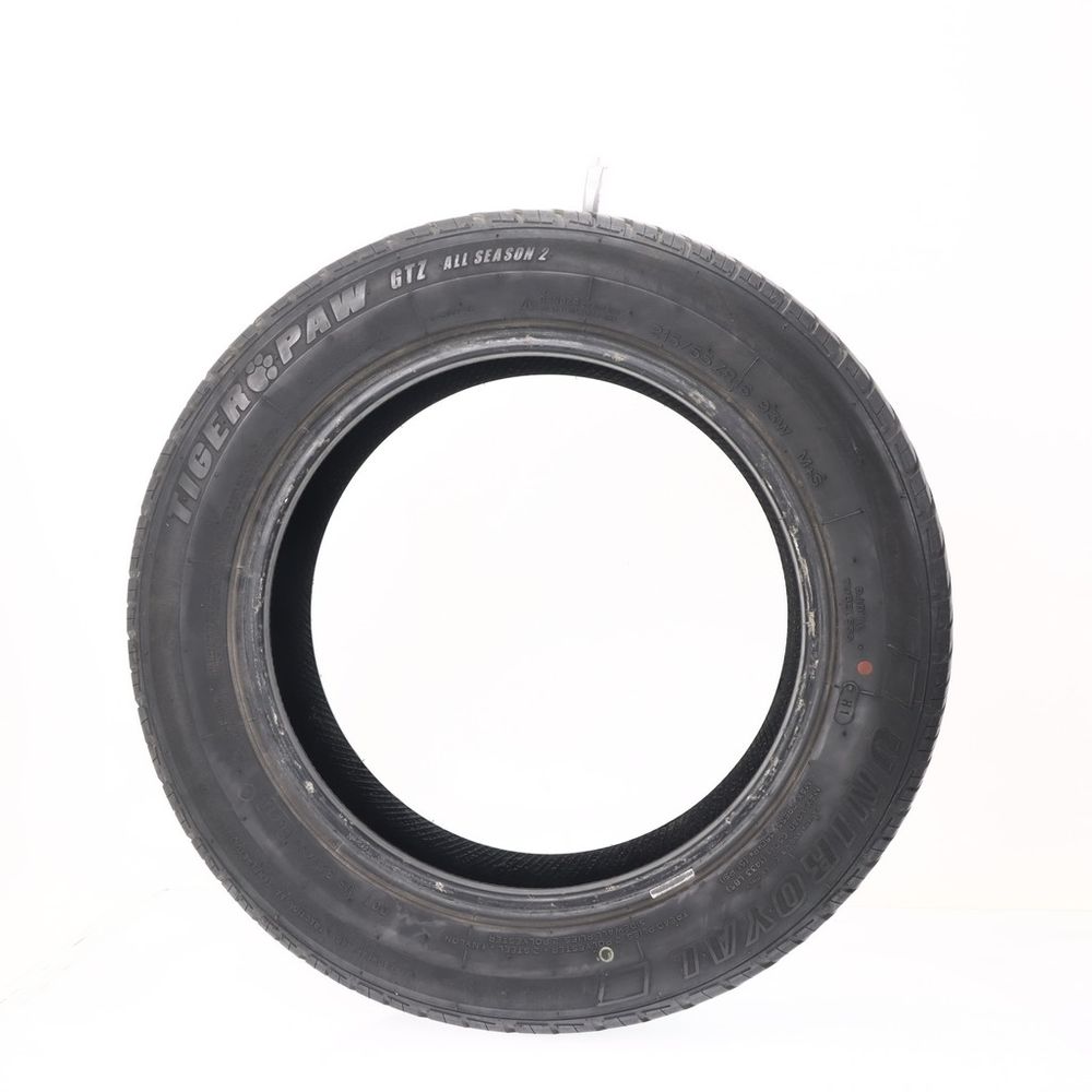 Used 215/55ZR16 Uniroyal Tiger Paw GTZ All Season 2 93W - 6.5/32 - Image 3
