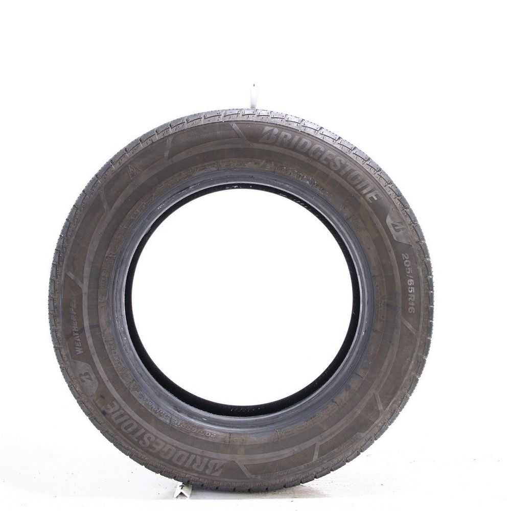 Set of (2) Used 205/65R16 Bridgestone WeatherPeak 95H - 7.5-8.5/32 - Image 3