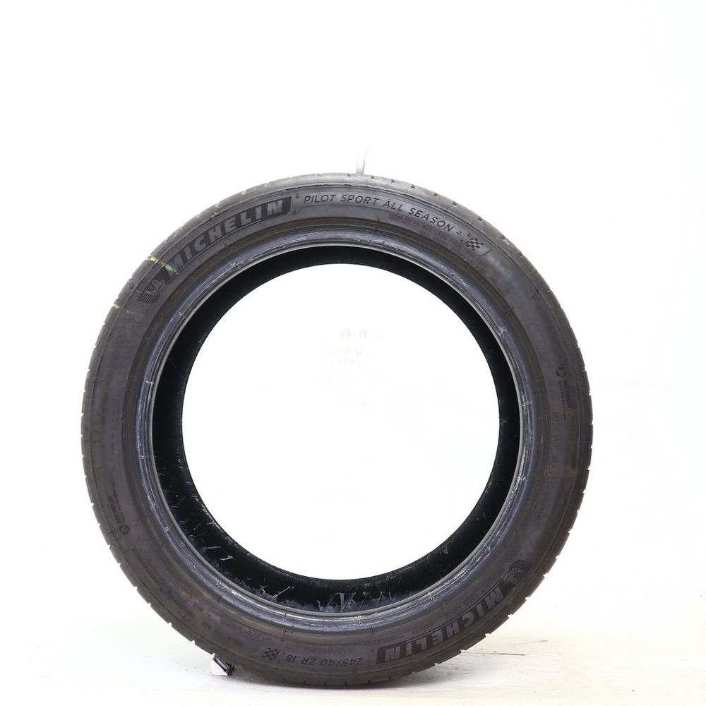 Set of (4) Used 245/40ZR18 Michelin Pilot Sport All Season 4 97Y - 9.5/32 - Image 3