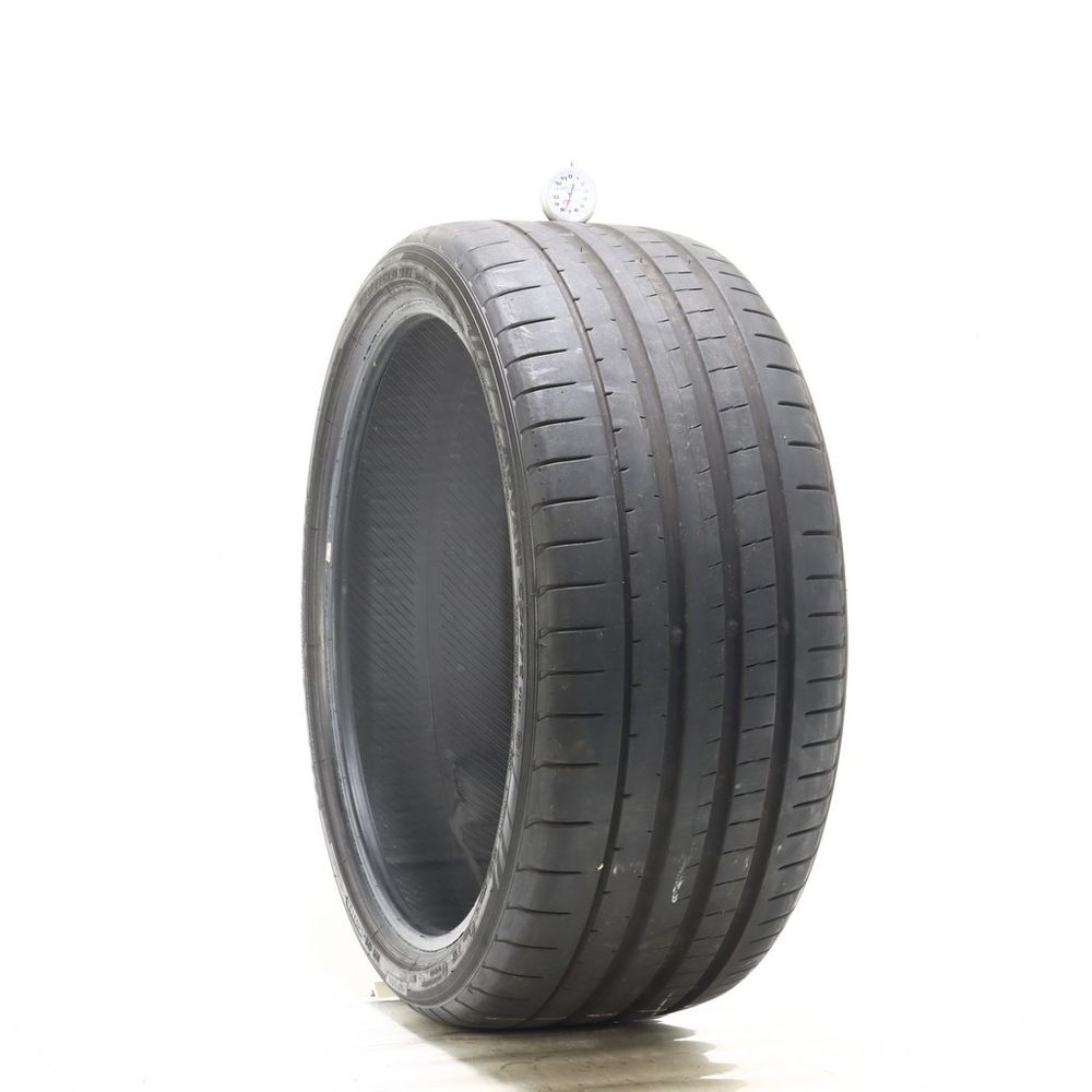 Set of (2) Used 255/35ZR21 Yokohama Advan Sport V107 MO1 98Y - 6.5-7.5/32 - Image 4