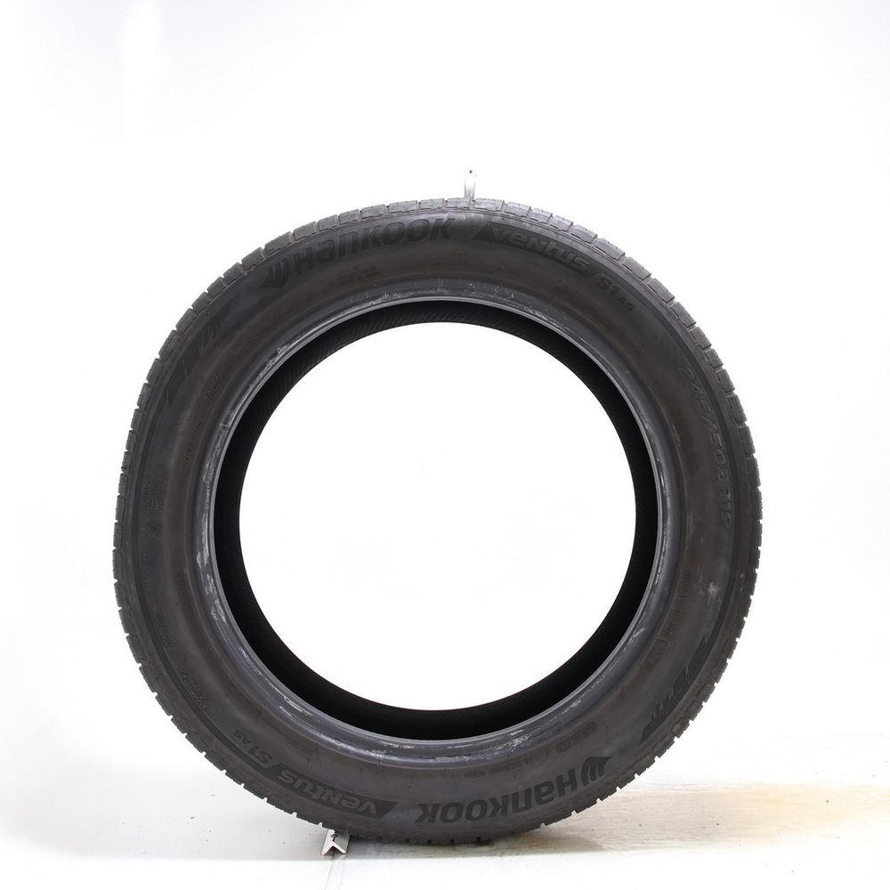 Set of (2) Used 245/50ZR19 Hankook Ventus S1 AS 105W - 7.5-8.5/32 - Image 6