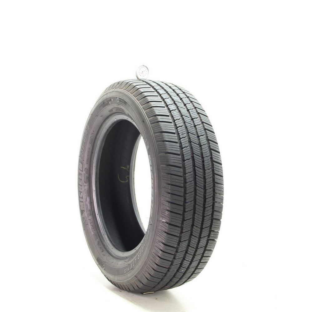 Set of (4) Used 235/60R18 Michelin Defender LTX M/S 107H - 9-10/32 - Image 1