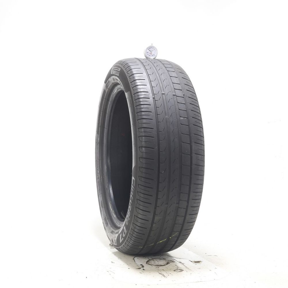 Set of (2) Used 245/50R19 Pirelli Cinturato P7 Run Flat 105W - 5-5.5/32 - Image 1