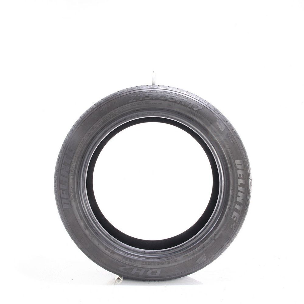 Set of (2) Used 215/55ZR17 Delinte DH2 Eco 98W - 6.5-7.5/32 - Image 3