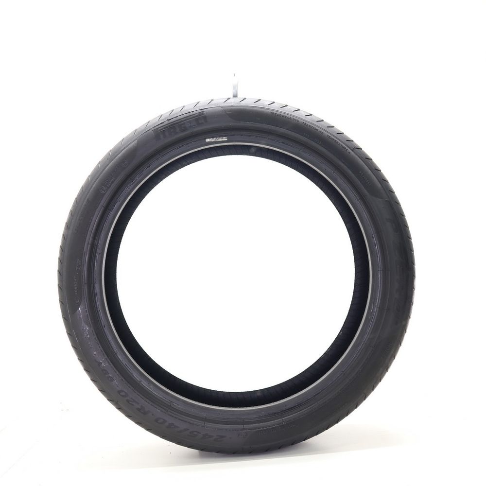 Set of (2) Used 245/40R20 Pirelli P Zero MOE Run Flat 99Y - 7-8.5/32 - Image 3