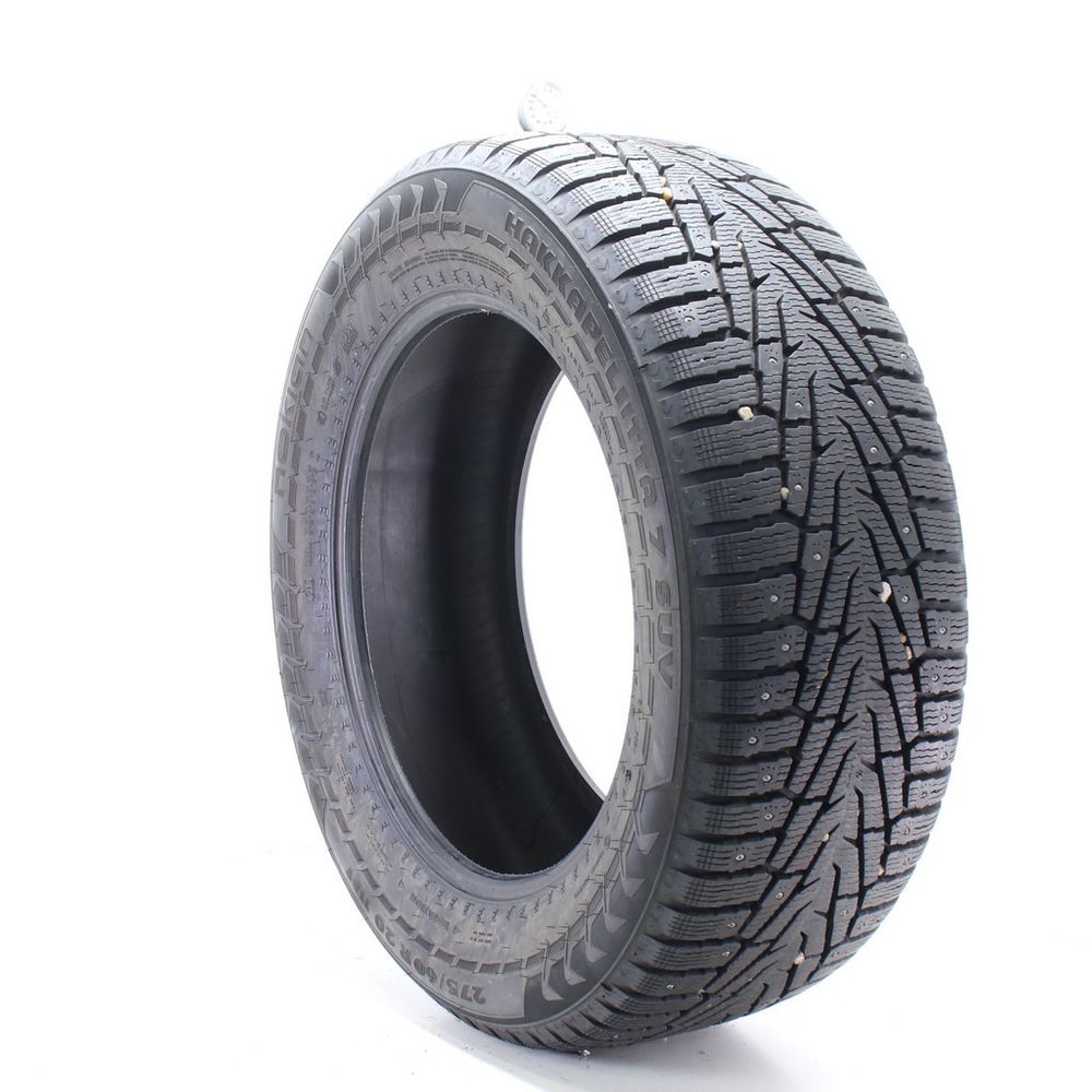 Set of (2) Used 275/60R20 Nokian Hakkapeliitta 7 SUV Studded 115T - 11.5/32 - Image 1