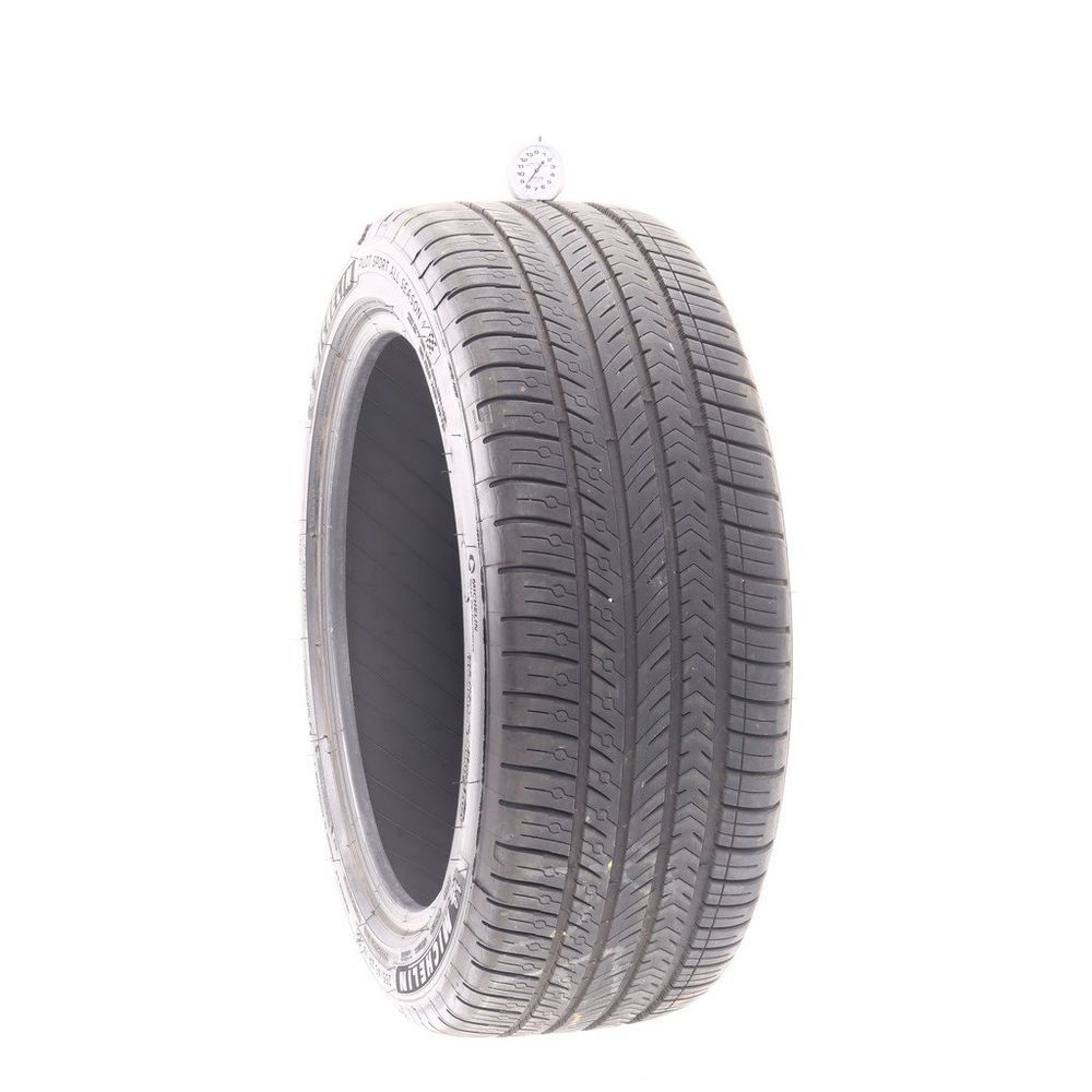 Set of (2) Used 255/45ZR19 Michelin Pilot Sport All Season 4 104Y - 8-9.5/32 - Image 1