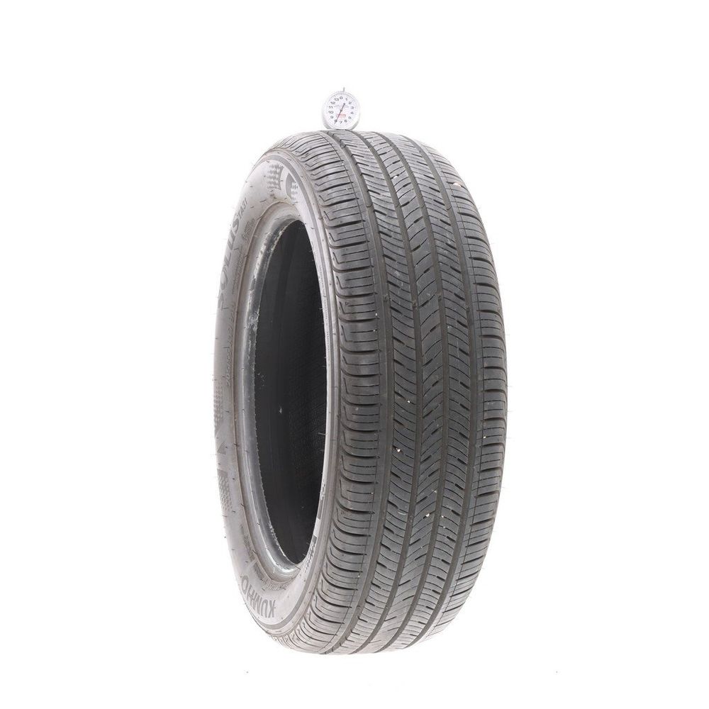 Set of (2) Used 205/55R17 Kumho Solus TA31 91H - 8-9/32 - Image 1