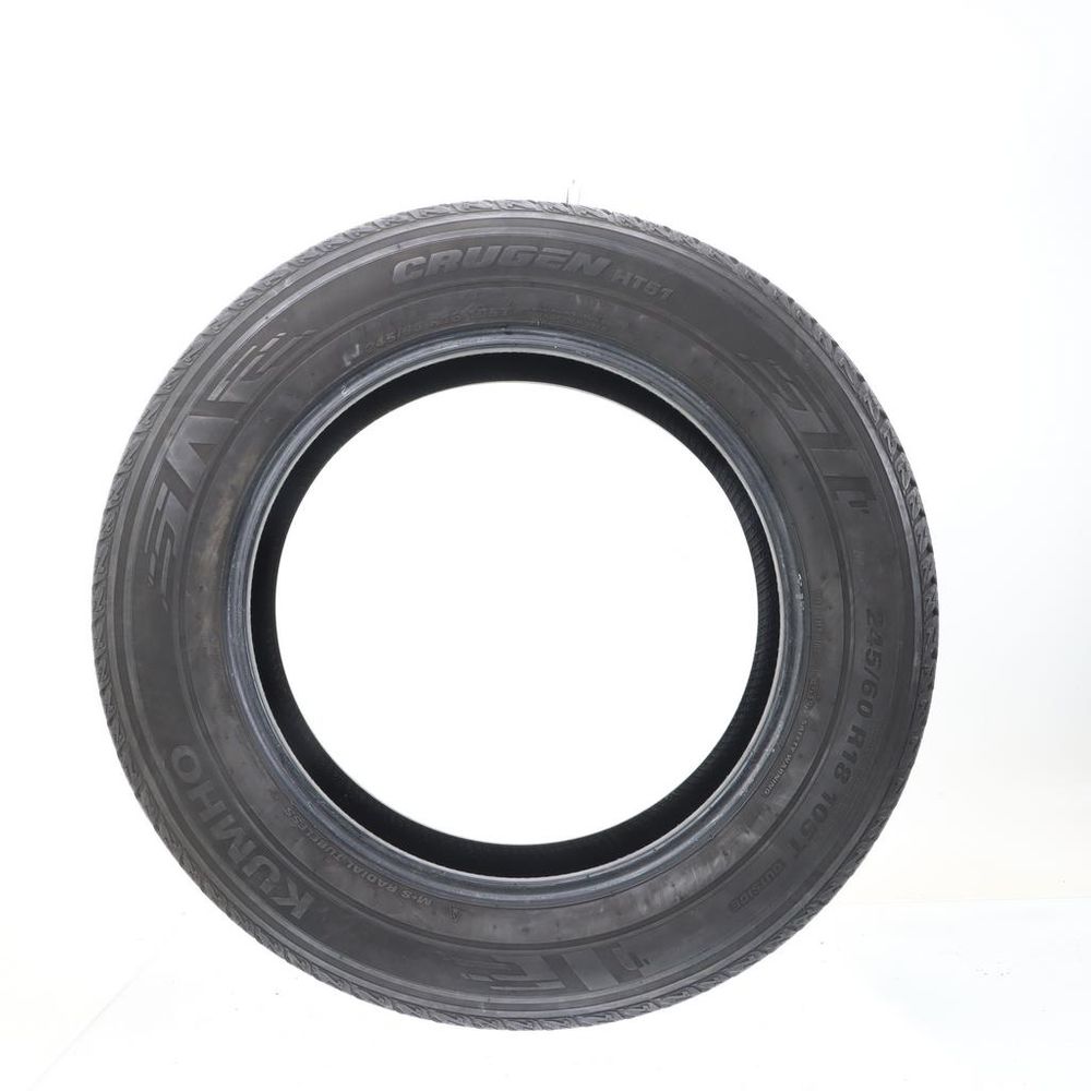 Set of (2) Used 245/60R18 Kumho Crugen HT51 105T - 6/32 - Image 3