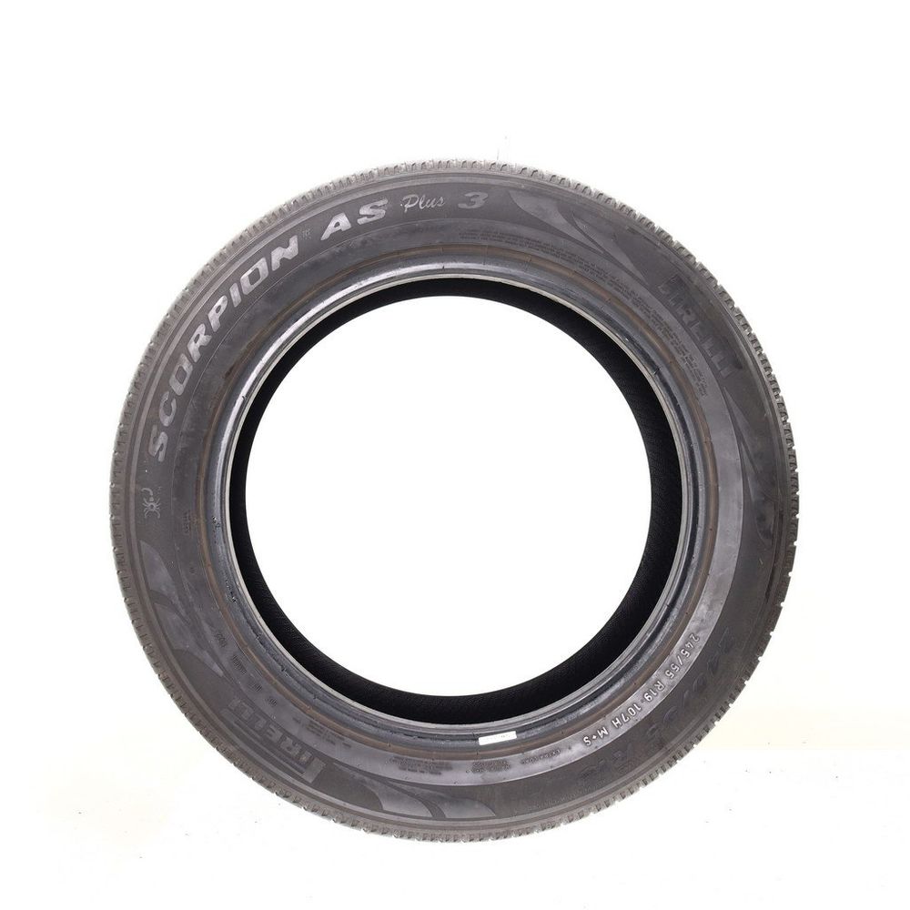 Set of (2) Used 245/55R19 Pirelli Scorpion AS Plus 3 107H - 7.5/32 - Image 3
