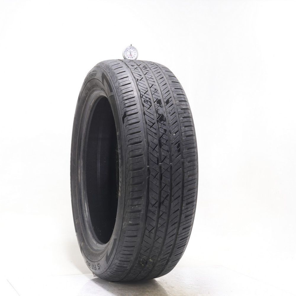 Set of (4) Used 225/55R19 Laufenn S Fit AS 99V - 6-7.5/32 - Image 1