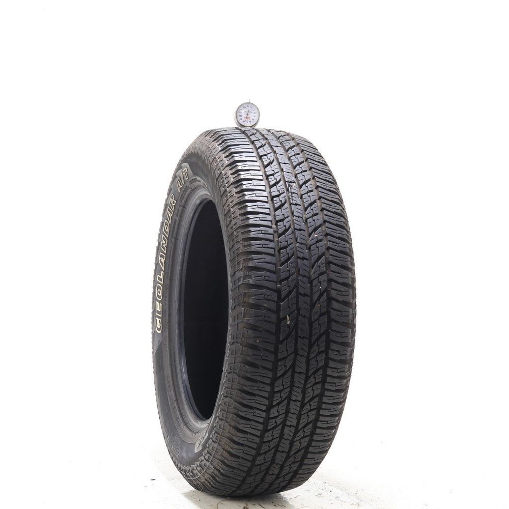 Set of (4) Used 225/65R17 Yokohama Geolandar A/T G015 102T - 7.5-9/32 - Image 1