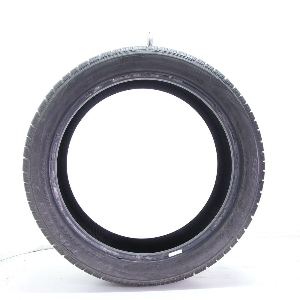 Set of (2) Used 275/40R20 Pirelli Scorpion Ice&Snow NO 106V - 6.5-7/32 - Image 3