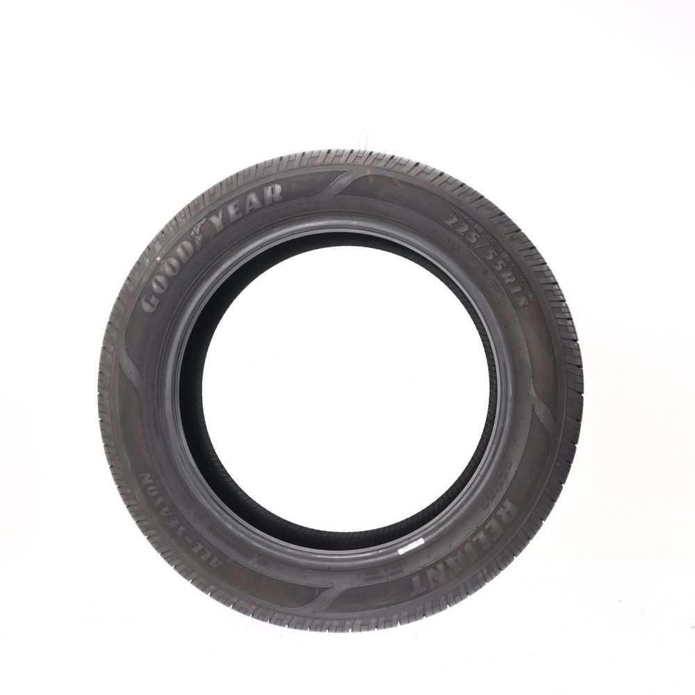 Set of (2) Used 225/55R18 Goodyear Reliant All-season 98V - 9-10/32 - Image 3