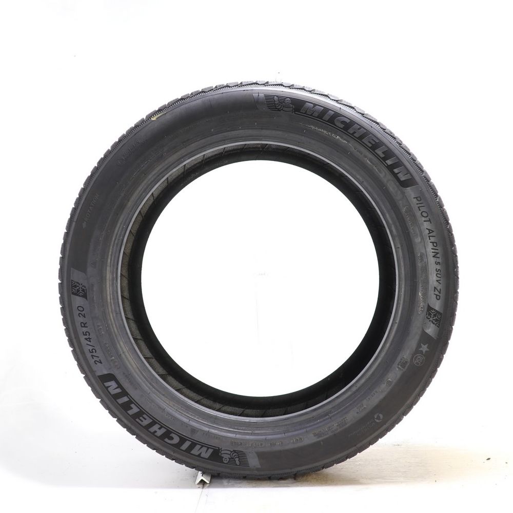 Set of (2) Used 275/45R20 Michelin Pilot Alpin 5 ZP SUV 110V - 8-8.5/32 - Image 6