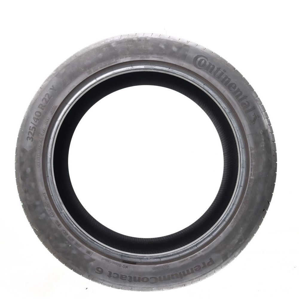 Set of (2) Used 325/40R22 Continental PremiumContact 6 MO-S ContiSilent 114Y - 5-6/32 - Image 6