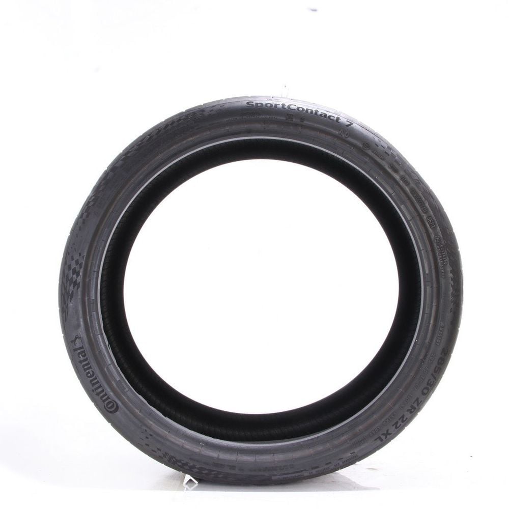 Set of (4) Used 285/30ZR22 Continental SportContact 7 AO ContiSilent 101Y - 8-8.5/32 - Image 3
