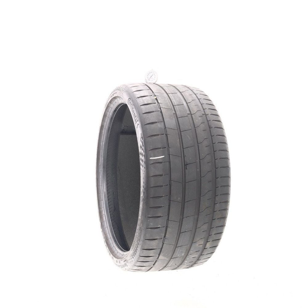 Set of (4) Used 285/30ZR22 Continental SportContact 7 AO ContiSilent 101Y - 8-8.5/32 - Image 4