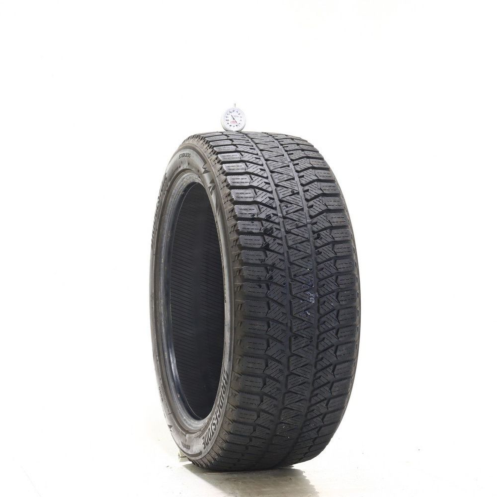 Used 245/45R19 Bridgestone Blizzak WS90 Studless 98H - 5.5/32 - Image 1