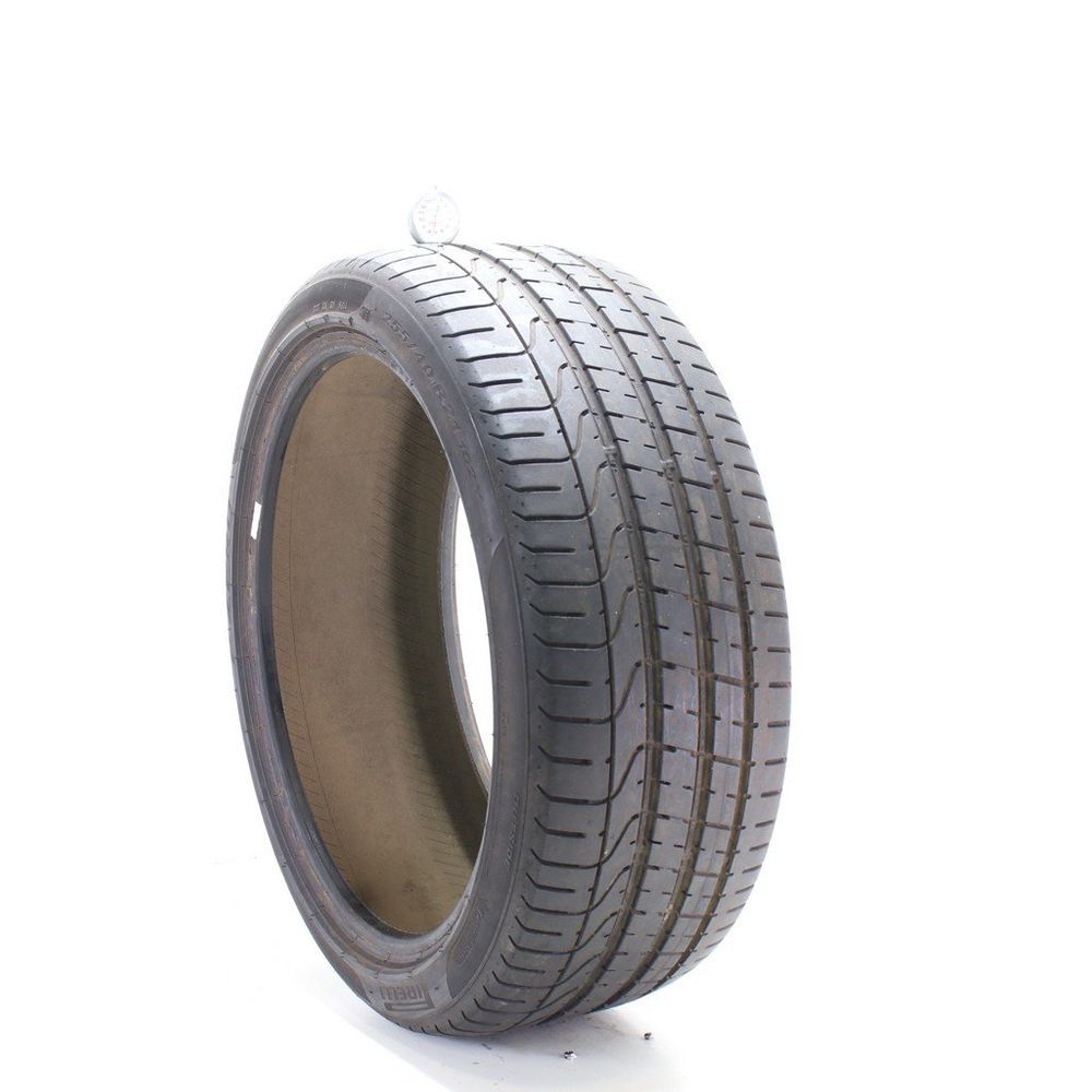 Set of (2) Used 255/40R21 Pirelli P Zero R01 102Y - 7.5-9/32 - Image 1