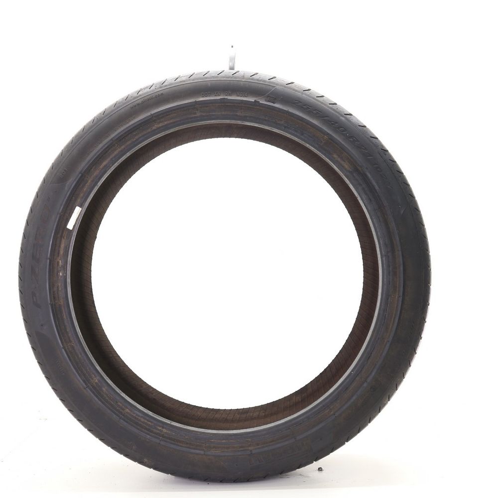 Set of (2) Used 255/40R21 Pirelli P Zero R01 102Y - 7.5-9/32 - Image 3
