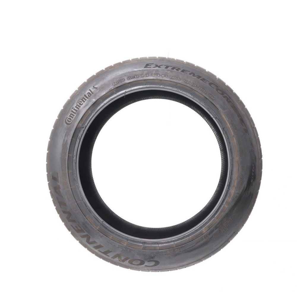 Set of (4) Used 255/45ZR19 Continental ExtremeContact DWS06 Plus 104W - 9.5-10/32 - Image 3