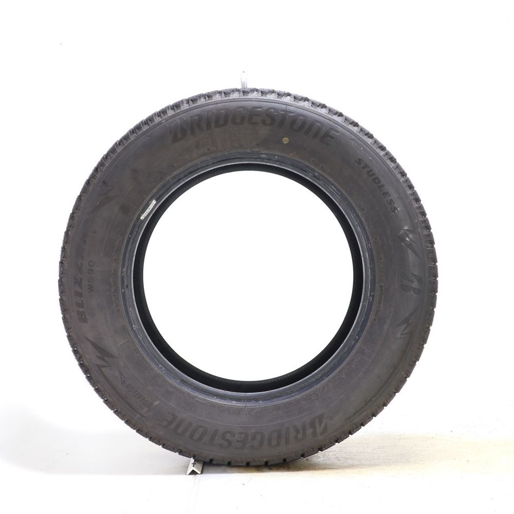 Set of (2) Used 225/65R17 Bridgestone Blizzak WS90 Studless 102H - 10-11.5/32 - Image 3