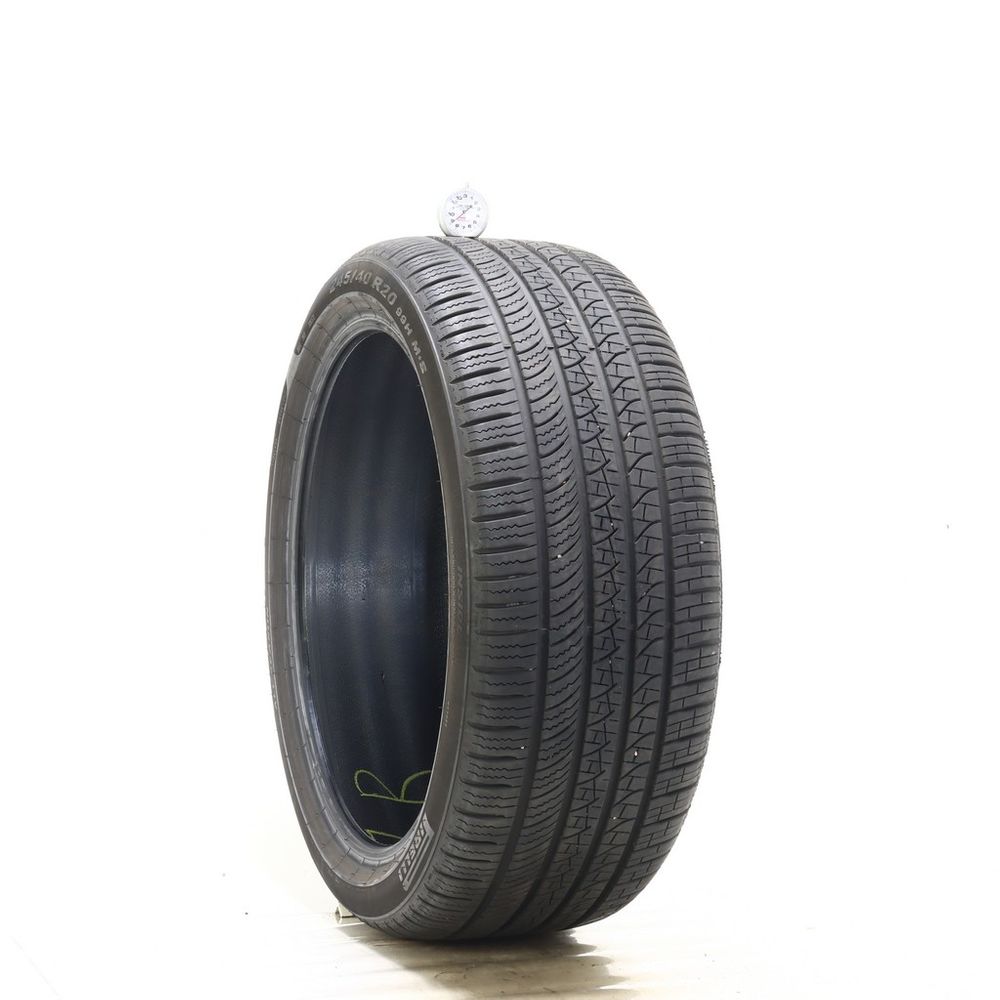 Set of (2) Used 245/40R20 Pirelli P Zero 99H - 8-8.5/32 - Image 4