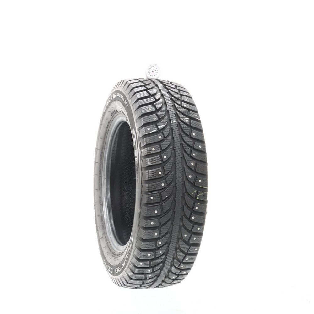 Set of (2) Used 215/65R16 GT Radial Champiro IcePro Studded 102T - 9.5-10.5/32 - Image 1