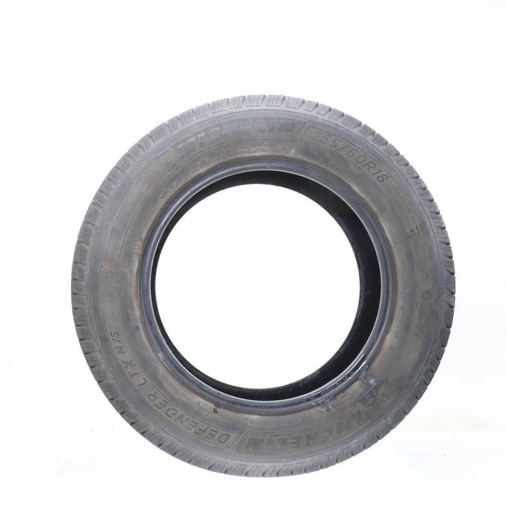 Set of (4) Used 265/60R18 Michelin Defender LTX M/S 110T - 6.5-8/32 - Image 9