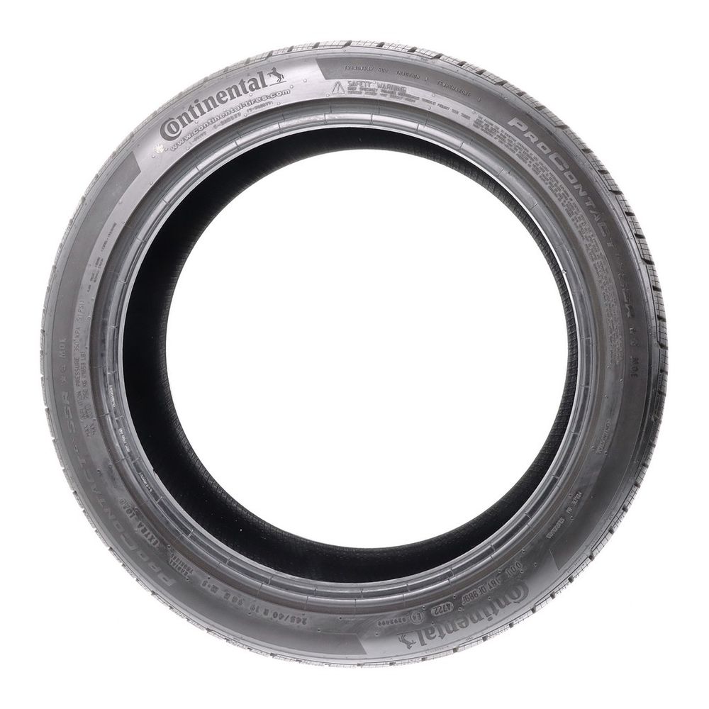 Set of (2) Used 245/40R19 Continental ProContact GX SSR MOE 98H - 7-8.5/32 - Image 6