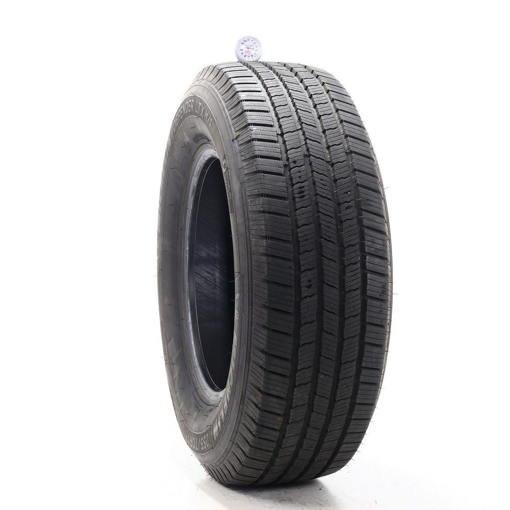 Set of (2) Used 255/70R17 Michelin Defender LTX M/S 112T - 10.5/32 - Image 1