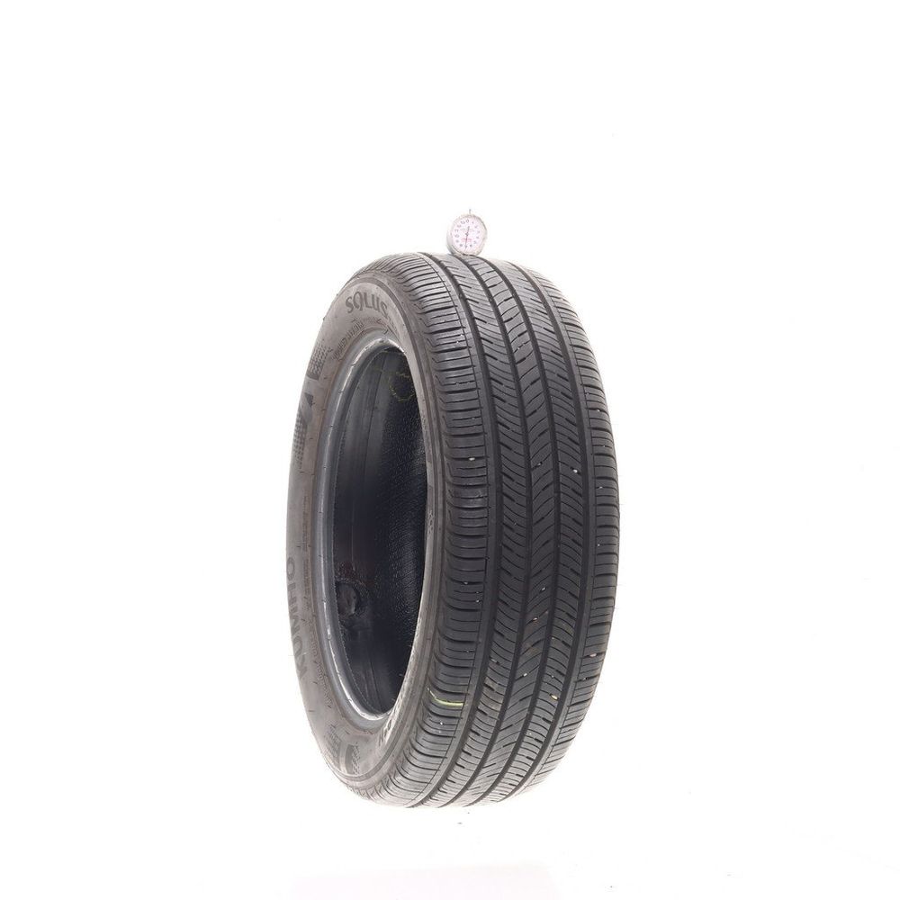 Set of (2) Used 205/55R17 Kumho Solus TA31 91H - 7-7.5/32 - Image 1